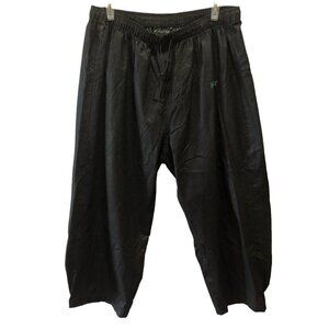 Frogg Toggs Mens Size XXXL Solid Black Water Resistant Pull On Rain Pants